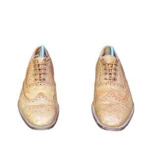 Paul Smith Tan Brown Leather Oxford Shoes Oxford Brogue size 8.5